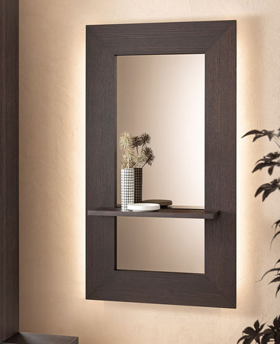Miroir mural - SIBILLA - Riflessi - contemporain / rectangulaire / en chêne