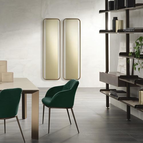 Miroir mural - IRIS  - Riflessi - contemporain / rectangulaire / ovale
