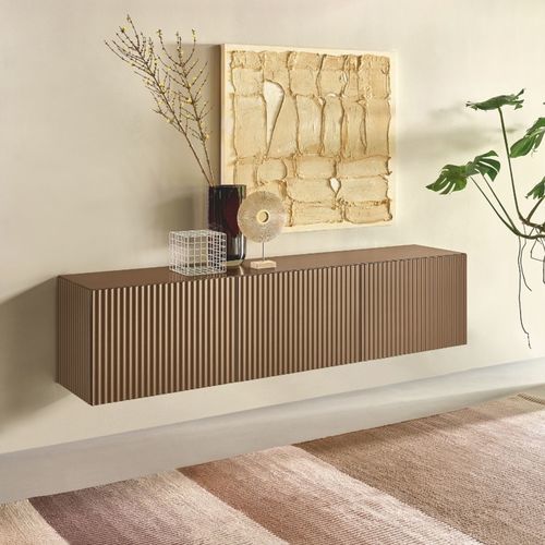Buffet mural - ONDA - Riflessi - moderne / en bois laqué / avec étagère
