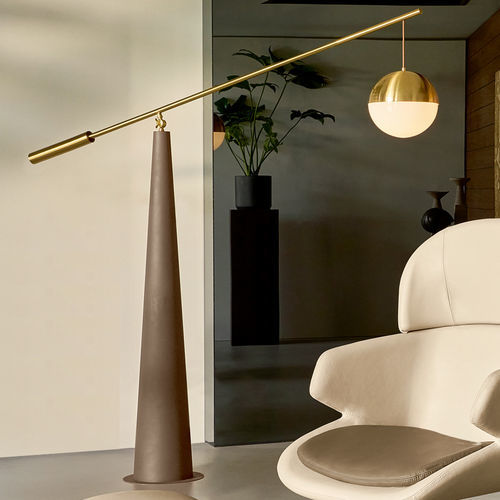 Lampe sur pied - DOLLY - Riflessi - en métal peint / en verre / contemporaine