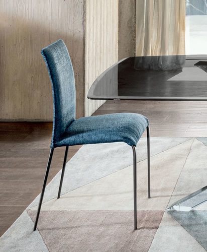 Chaise contemporaine - VITTORIA FLEX - Riflessi - d'intérieur / en tissu / en cuir