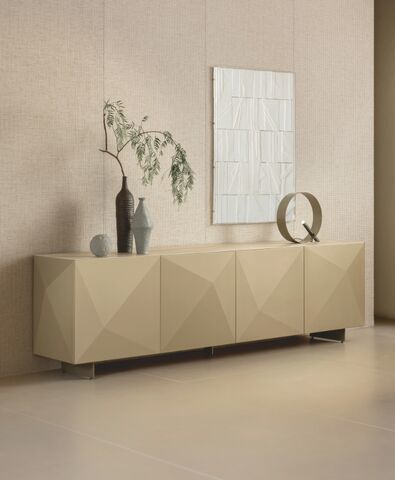 Buffet contemporain - CUBRIC  - Riflessi - en métal peint / en acier / en céramique