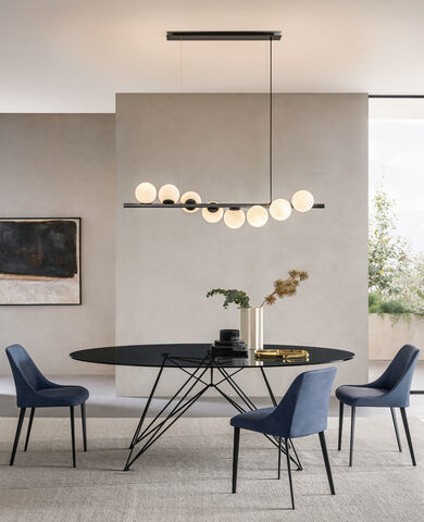 Suspension - TWIST S8 - Riflessi - en métal peint / en verre / contemporaine