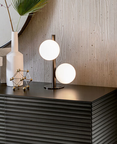 Lampe de table - TWIST T - Riflessi - en métal / en verre / contemporaine