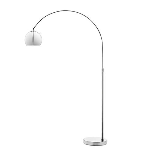 Lampe sur pied - LOUNGE MINI - Frandsen Lighting - en métal chromé / contemporaine / d'intérieur