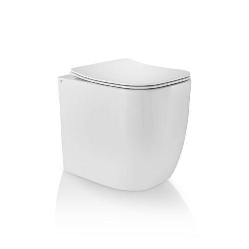 WC à poser - S591 - A. e T. ITALIA - en céramique / résidentiel / rectangulaire