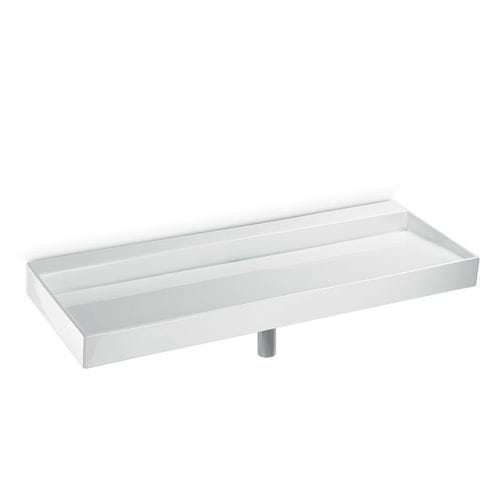 Vasque suspendue - L012 - A. e T. ITALIA - en céramique / rectangulaire / sans trou