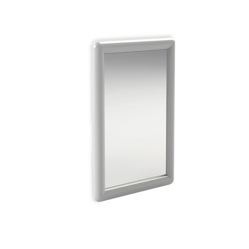 Miroir de salle de bain mural - C407 - A. e T. ITALIA - contemporain / rectangulaire / en cuivre