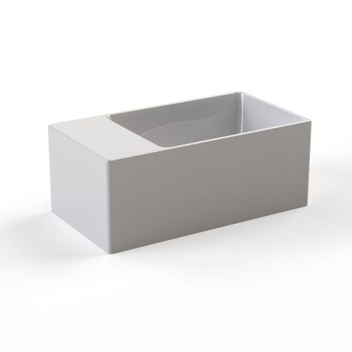 Lave-mains suspendu - L661 - A. e T. ITALIA - rectangulaire / en céramique