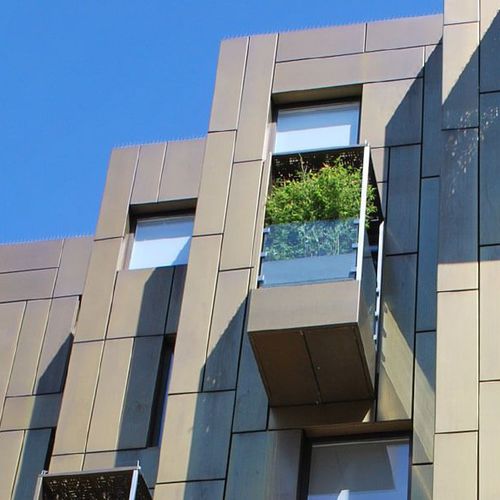 Façade ventilée en aluminium - CGL RAINSCREEN SYSTEM  - CGL - en zinc / en cuivre / en inox