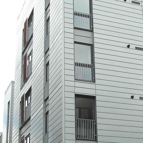 Façade ventilée en aluminium - CGL WALLPLANK SYSTEM - CGL - en zinc / en cuivre / en plaques