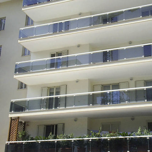 Balcon à panneaux - FIRENZE - METRA Building - en verre