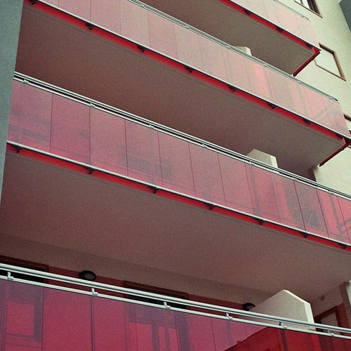 Balcon à panneaux - VENEZIA - METRA Building - en verre