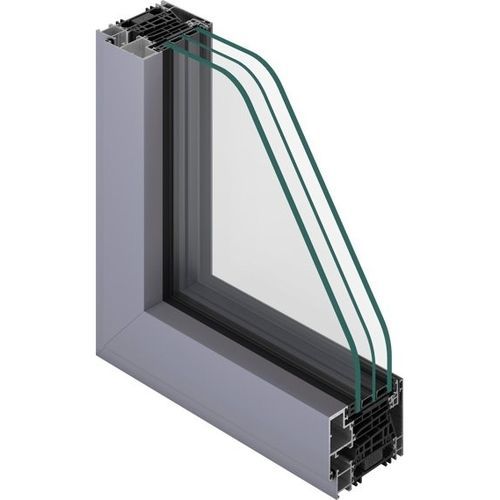 Fenêtre aluminium - NC 90 HES WS - METRA Building - battante / fixe / oscillo-battante