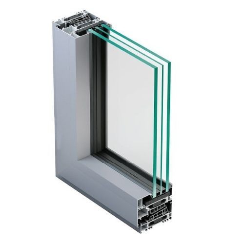 Fenêtre en verre - NC 50 I - METRA Building - en aluminium / battante / oscillo-coulissante