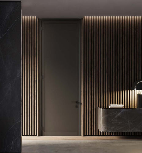 Porte d'intérieur - COPLANAR  - METRA Building - en bois / en verre / aluminium