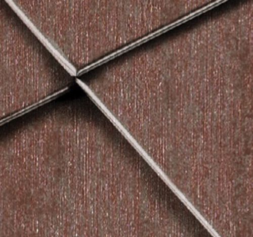 Tôle métallique décorative - TECU® IRON - KME - en cuivre / pour toiture / pour bardage