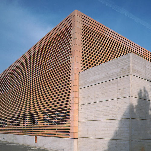 Brise-soleil en terracotta - DOGA PIANA ALLEGGERITA  - Manetti Gusmano & figli - Sannini Impruneta - pour façade / horizontal / fixe