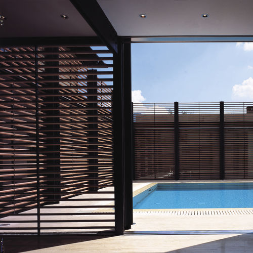 Brise-soleil en terracotta - LAMELLA - Manetti Gusmano & figli - Sannini Impruneta - pour façade / horizontal / fixe
