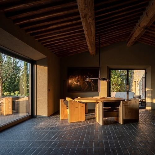 Carrelage en terracotta - TERRE COLORATE - Manetti Gusmano & figli - Sannini Impruneta - mat / d'intérieur / de salon