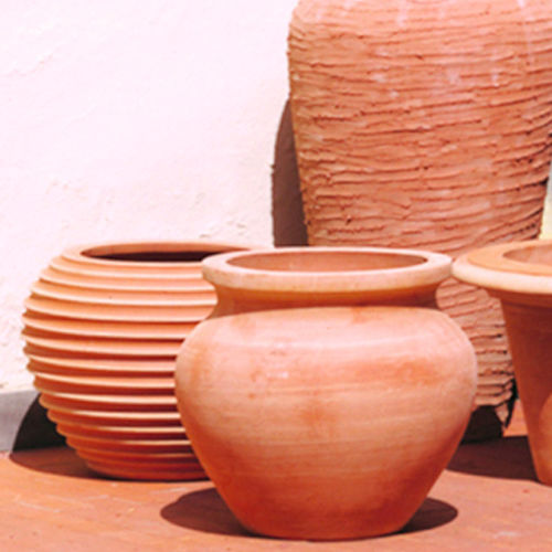 Jardinière en terracotta - Manetti Gusmano & figli - Sannini Impruneta - rectangulaire / carrée / ronde