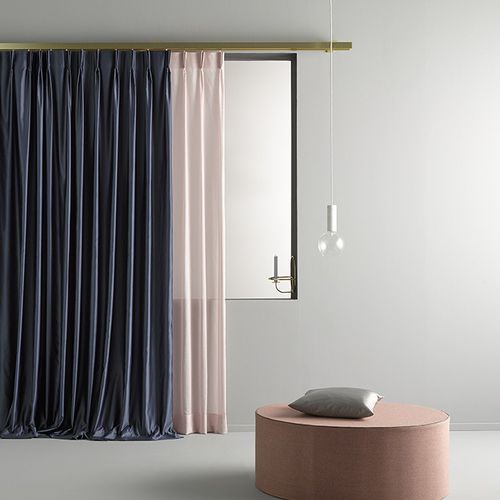 Tissu pour rideaux - AMY - NYA NORDISKA - uni / en polyester / en modal