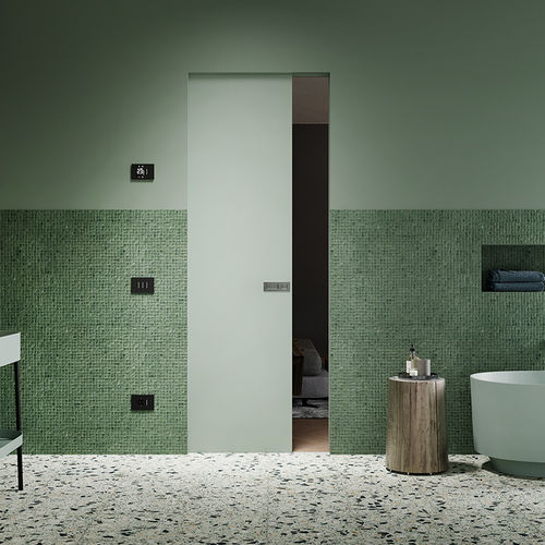 Porte d'intérieur - ABSOLUTE ENERGY - Ermetika - en bois / coulissante / contemporaine