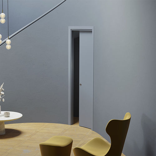Porte d'intérieur - Arkimede - Ermetika - en bois / coulissante / contemporaine