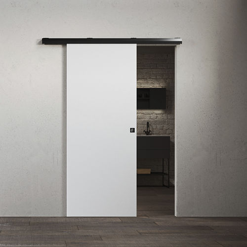 Système coulissant en métal - Binair - Ermetika - pour porte / mural / résidentiel