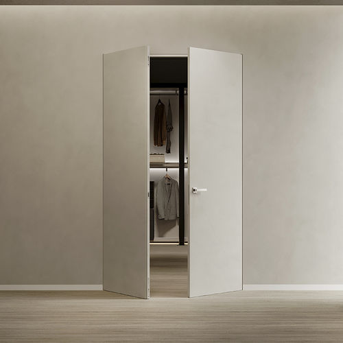 Porte d'intérieur - ABSOLUTE SWING: DOUBLE DOOR - Ermetika - en bois / battante / contemporaine