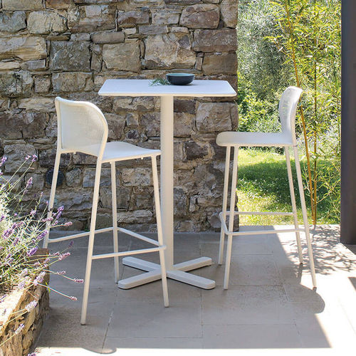 Chaise de bar contemporaine - Darwin - EMU - d'extérieur / d'intérieur / en résille