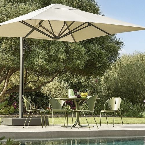 Chaise contemporaine - Code - EMU - d'extérieur / en acier / avec piètement en métal
