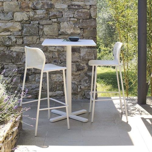 Table mange-debout contemporaine - Darwin - EMU - en tôle / avec piètement en acier / ronde