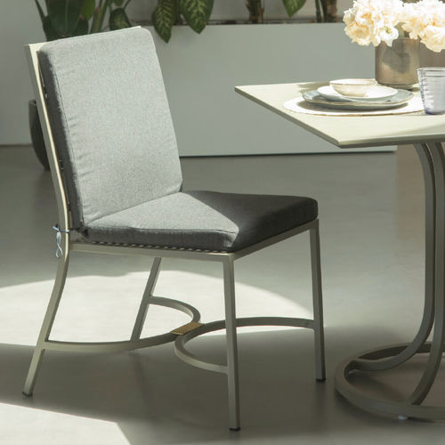 Chaise classique - Collier - EMU - d'extérieur / en tissu / avec piètement en acier