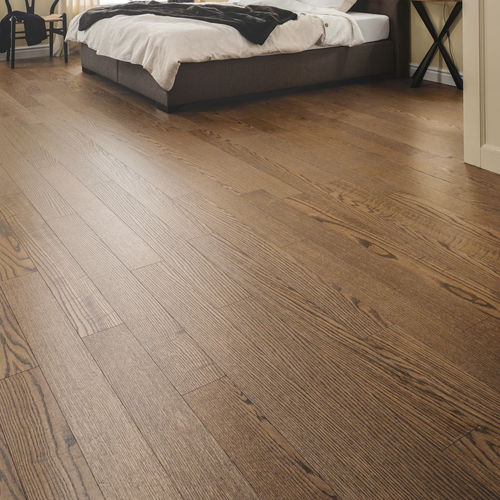 Parquet contrecollé - PRB106 - PAR-KY - en chêne vieilli / brossé / flottant