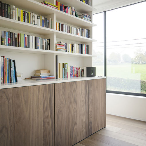 Panneau d'ameublement - FROZEN WALNUT - Decospan - pour agencement intérieur / stratifié / aspect bois