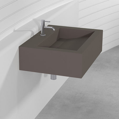 Vasque suspendue - MODULO 1 - Technova S.r.l. - en céramique / en Pietraluce® / personnalisable