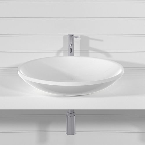 Vasque à poser - CONCA - Technova S.r.l. - en Pietraluce® / personnalisable / bicolore