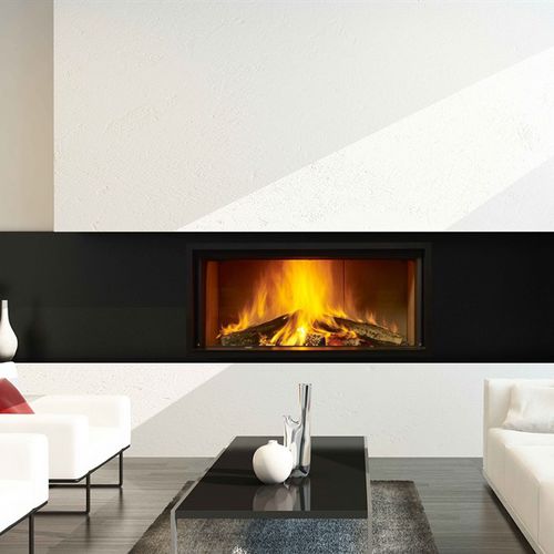 Cheminée à bois - ARGENTO 900H BASIC & PREMIUM - M-Design - encastrable / simple face / à foyer fermé