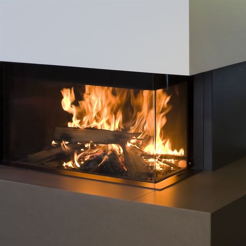 Cheminée à bois - LUNA DIAMOND 1100 CL/CR - M-Design - à encastrer / d'angle / à foyer fermé