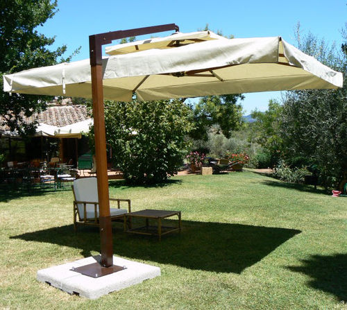 Parasol carré - TALENTO  - Edengarden Patio Umbrellas - orientable / déporté / en tissu acrylique