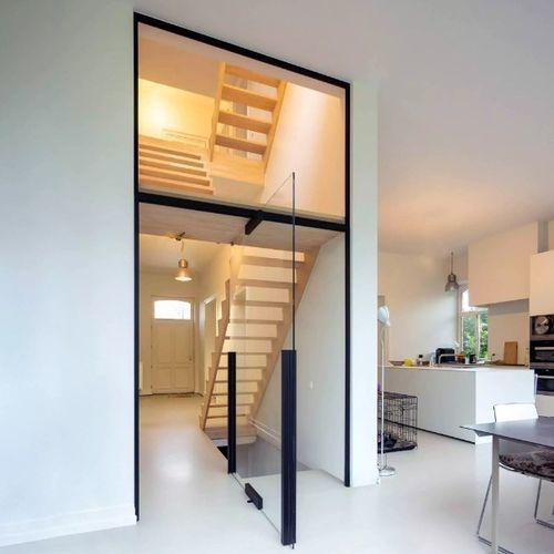 Porte d'intérieur - ANYWAY DOORS - en verre / battante / à pivot