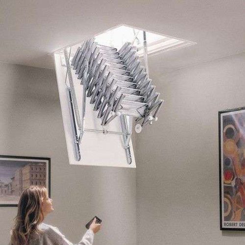 Échelle escamotable pour grenier - ZENITH - SK SYSTEME - accordéon / en aluminium