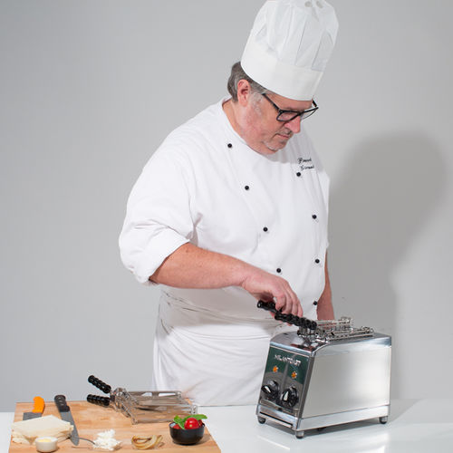 Grille-pain professionnel - 7000 - Milan Toast - 2 tranches / en inox
