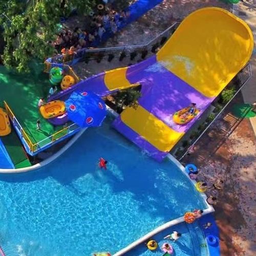Toboggan droit - MINI BOOMERANGO™ - WhiteWater - pour parc aquatique