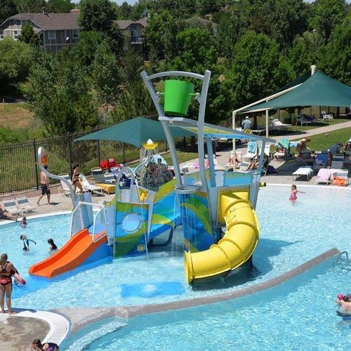 Structure de jeu pour parc aquatique - AQUAFORMS - WhiteWater - en métal / modulaire