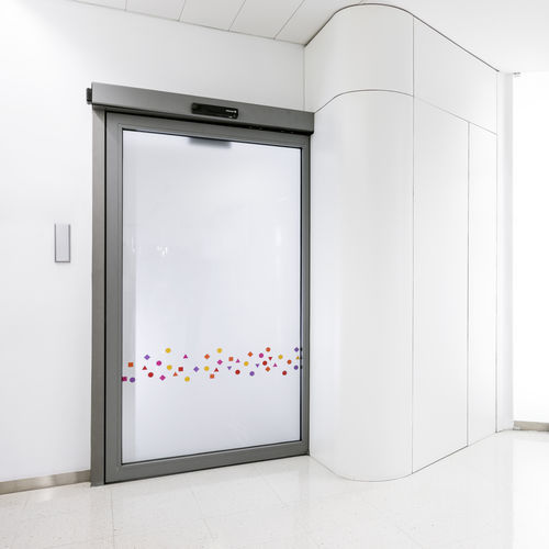 Porte d'intérieur - El   - Manusa - en verre / coulissante / contemporaine