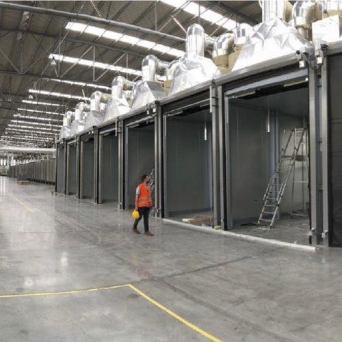 Porte industrielle enroulable - Manusa - en acier inoxydable / en acier / en inox 304