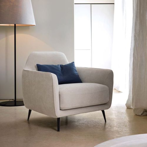 Fauteuil contemporain - ELLIE - Ditre Italia - en simili cuir / en cuir / en tissu