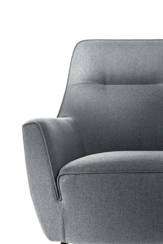 Fauteuil contemporain - VELA - Ditre Italia - en simili cuir / en cuir / en tissu